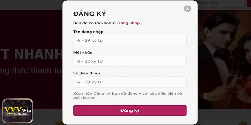 TRANG CHỦ 30 Bước 3: Hoàn tất phần đăng ký